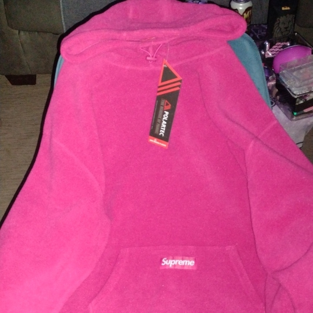 Supreme Pink Hoodie Sweater